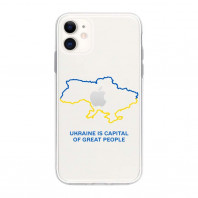 Патріотичний чохол для iPhone 11 з малюнком "Ukraine"